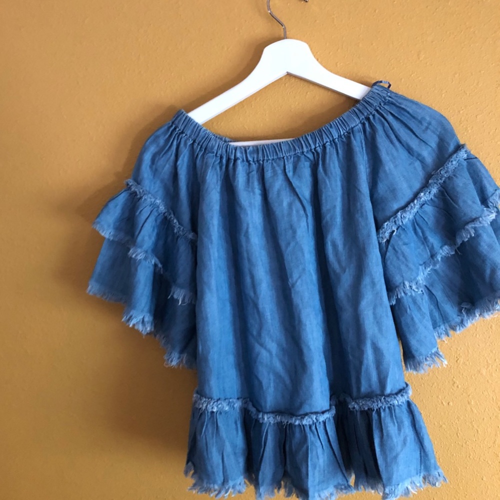 Denim Crop Top